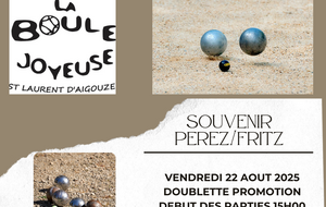 SOUVENIR PEREZ-FRITZ - DOUBLETTE PROMOTION